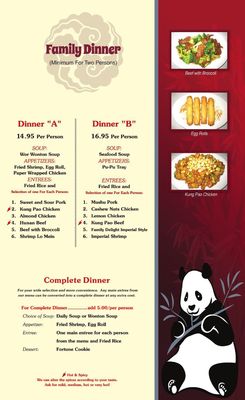 Menu photo 3 Silver Panda Chatsworth, CA