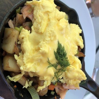 The Cottage - Smoked Salmon Hash - New American Near Me - Encinitas, California The Cottage - Smoked Salmon Hash - New American Near Me - Encinitas, California