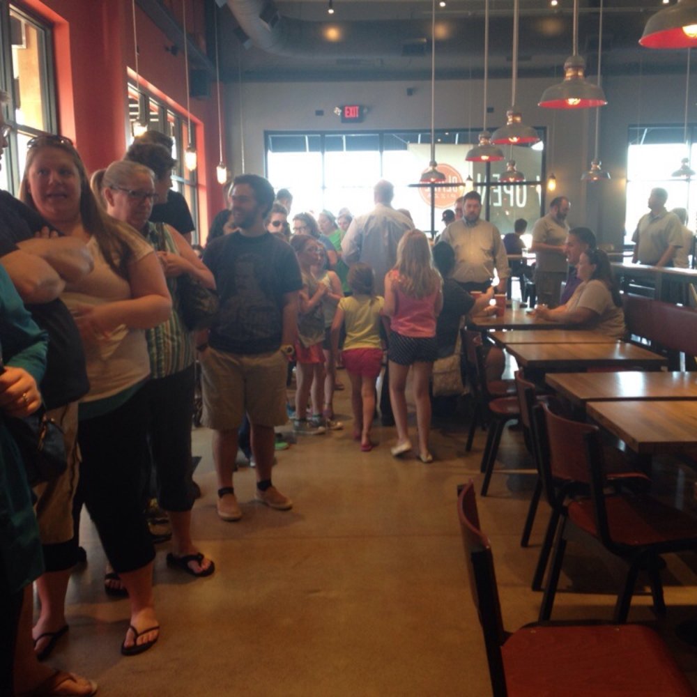 Blaze Pizza - Another view of the crowd - Pizza Near Me - Mason, Ohio Blaze Pizza - Another view of the crowd - Pizza Near Me - Mason, Ohio