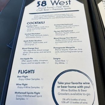 58 West - Beer, Wine & Spirits Near Me - Logan, Ohio