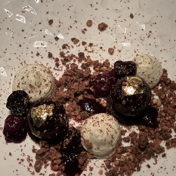 Partage - Dessert; the cherries with the chocolate were a perfect way to end an amazing experience. - French Near Me - Las Vegas, Nevada Partage - Dessert; the cherries with the chocolate were a perfect way to end an amazing experience. - French Near Me - Las Vegas, Nevada