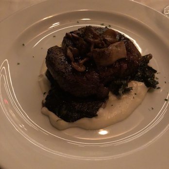 Ocean Prime - 8 Oz Filet Mignon with cauliflower kale puree - Seafood Near Me - New York, New York
