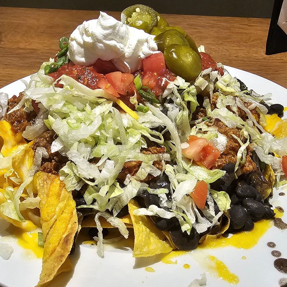 Village Tavern - Beef and beans nachos 3/5 - New American Near Me - Winston-Salem, North Carolina