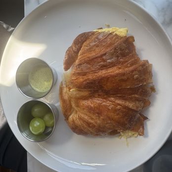 Lapluma Coffee & Wine - Bacon egg and cheese croissant - Coffee & Tea Near Me - Alexandria, Virginia