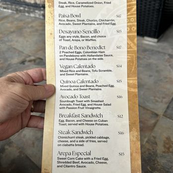 La Pequeña Colombia - Brunch menu side 2 - Colombian Near Me - Tampa, Florida La Pequeña Colombia - Brunch menu side 2 - Colombian Near Me - Tampa, Florida