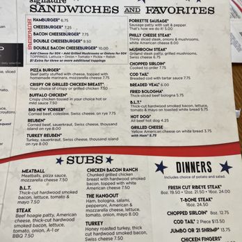 Hangout - Menu - Restaurants Near Me - Danville, Ohio