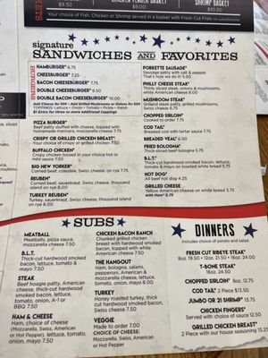 Menu photo 5 Hangout Danville, OH