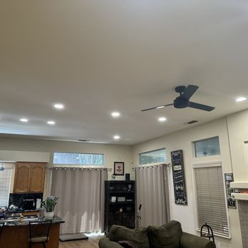 Eco Power Electric - A mix of can lights replaced with can less, fan replacement and new can less lights - Electricians Near Me - Roseville, California Eco Power Electric - A mix of can lights replaced with can less, fan replacement and new can less lights - Electricians Near Me - Roseville, California