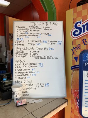 Menu photo 5 Taqueria Los Primos Selah, WA