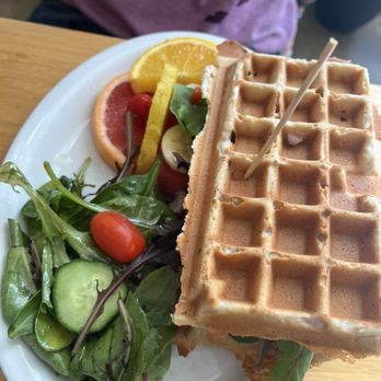 Starving Artist - Veggie waffle sandwich - Canadian (New) Near Me - Toronto, Ontario