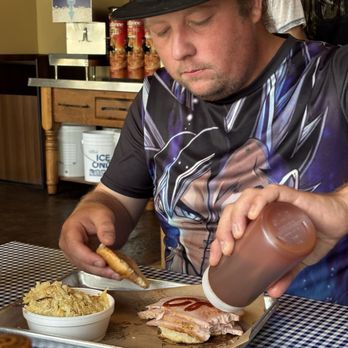 Linke’s BBQ - Sliced Turkey Sandwich, Potato Casserole - Barbeque Near Me - Wylie, Texas Linke’s BBQ - Sliced Turkey Sandwich, Potato Casserole - Barbeque Near Me - Wylie, Texas