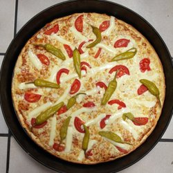 Phone Pizza - Wunschpizza mit frischen Tomatenscheiben, Mozzarella und Peperoni