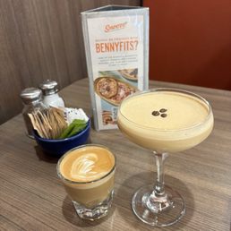Cortado coffee and espresso martini Cortado coffee and espresso martini