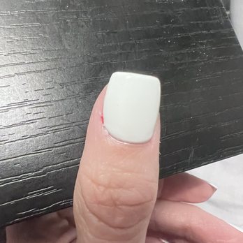 M. Vince' Nail Spa - Cut on thumb obviously bleeding - day of apt. - Nail Salons Near Me - Denver, Colorado M. Vince' Nail Spa - Cut on thumb obviously bleeding - day of apt. - Nail Salons Near Me - Denver, Colorado