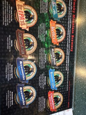 Menu photo 8 Smoky Mountain Brewery Pigeon Forge, TN