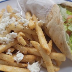 Little Creek Diner - Lamb and Beef Gyro w/ Greek Fries