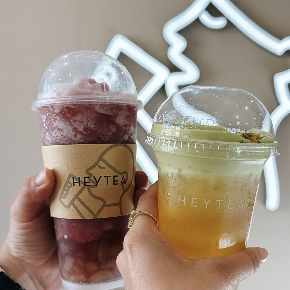 HEYTEA - Crisp Grape Boom & Pistachio Cloud Jasmine Coconut - Bubble Tea Near Me - San Jose, California HEYTEA - Crisp Grape Boom & Pistachio Cloud Jasmine Coconut - Bubble Tea Near Me - San Jose, California