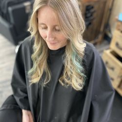 230 Barber Salon - Highlighting and fun vivid colors