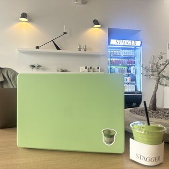 Stagger Coffee - Masha against their back wall - Coffee & Tea Near Me - Los Angeles, California Stagger Coffee - Masha against their back wall - Coffee & Tea Near Me - Los Angeles, California
