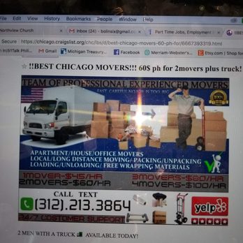 ACM Movers - 2 movers for 2 hours....NOT - Movers Near Me - Evanston, Illinois