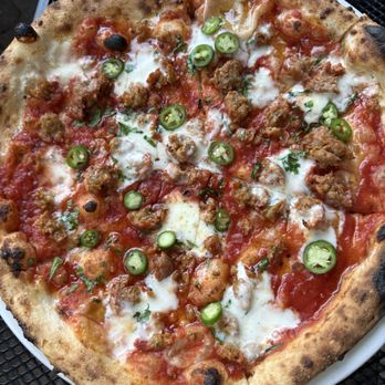 Vesta - Sausage & Honey Pizza - Pizza Near Me - Redwood City, California