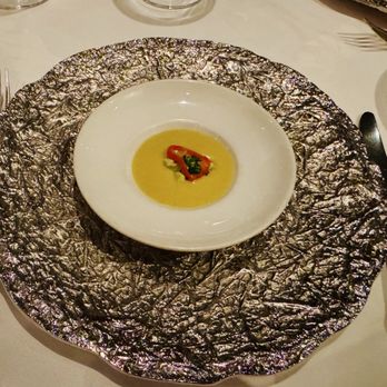 Gary Danko - Light and delicate soup to start! - New American Near Me - San Francisco, California