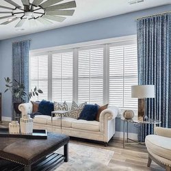 Diane's Draperies - Beautiful drapes with rods that complement other hardware in my condo.