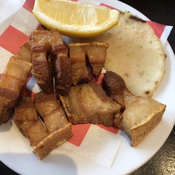 Las Delicias - small order of chicharron - Colombian Near Me - Easton, Pennsylvania Las Delicias - small order of chicharron - Colombian Near Me - Easton, Pennsylvania