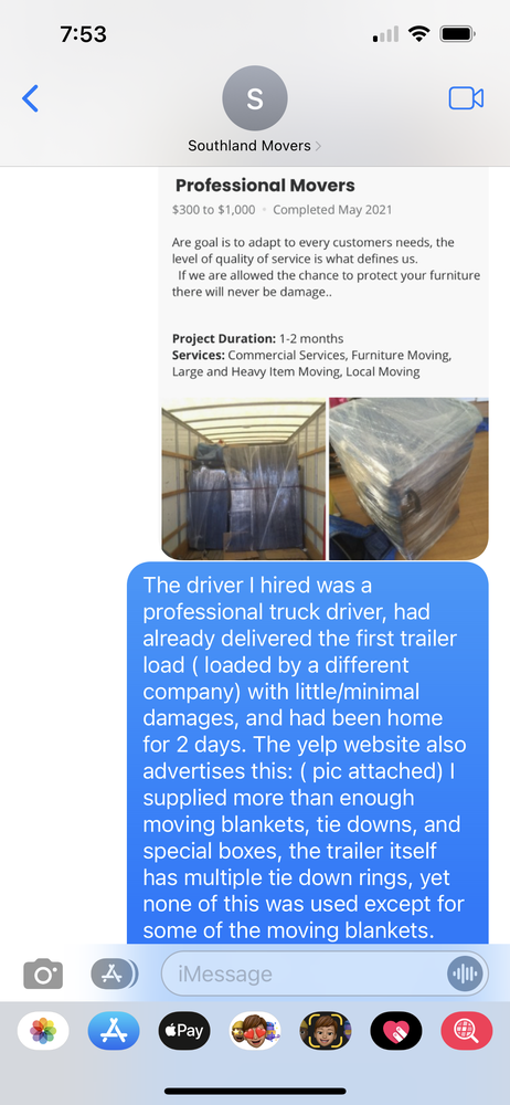 SOUTHLAND MOVERS INC