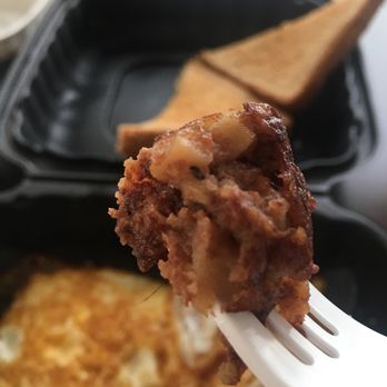 Steak In a Sack - Hair in food and terrible looking bacon - Diners Near Me - Ft Washington, Maryland