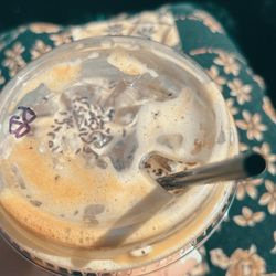 Main Street Coffee - Peanut Butter Cup Latte Iced with Oat milk