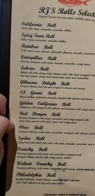 Menu photo 5 RJ's Asian Fusion Alamo, CA