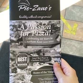 Pie-Zano's - Menu - Pizza Near Me - Chatham, Ontario Pie-Zano's - Menu - Pizza Near Me - Chatham, Ontario