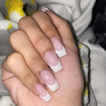 Lynn Today Nails - simple square french tips so prettyyy - Nail Salons Near Me - San Leandro, California Lynn Today Nails - simple square french tips so prettyyy - Nail Salons Near Me - San Leandro, California