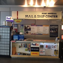 Port Imperial Mail & Ship Center - Located INSIDE the FERRY TERMINAL. 10 Minute Parking available at Curb