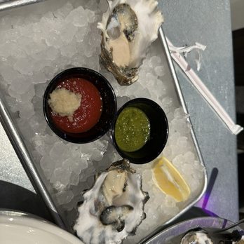 The Dive Oyster Bar - Salty ones ( they werent that salty and very fresh and good) - Seafood Near Me - San Jose, California