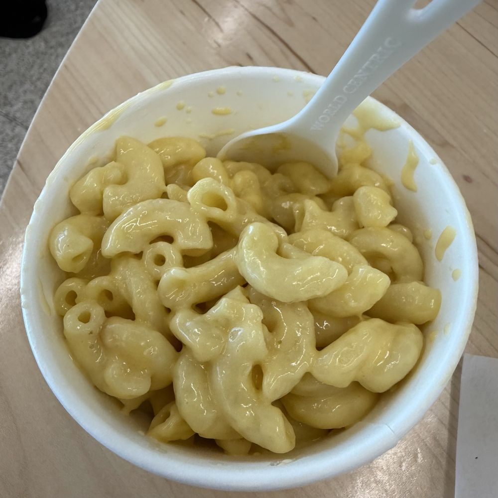 Mac-N-Cheese. May as well be store bought from a box. It's not THE Shapiro's macaroni. Mac-N-Cheese. May as well be store bought from a box. It's not THE Shapiro's macaroni.