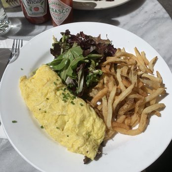 CAFÉ LULUc - Omelette with Wild Mushrooms and Asiago Cheese - French Near Me - Brooklyn, New York CAFÉ LULUc - Omelette with Wild Mushrooms and Asiago Cheese - French Near Me - Brooklyn, New York