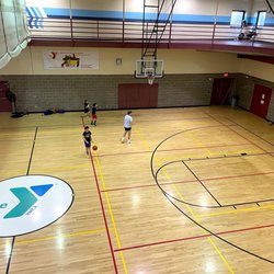 YMCA - Basketball court w/ indoors running track up above