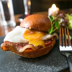 The Piano Works - Cajun Back Bacon Bap