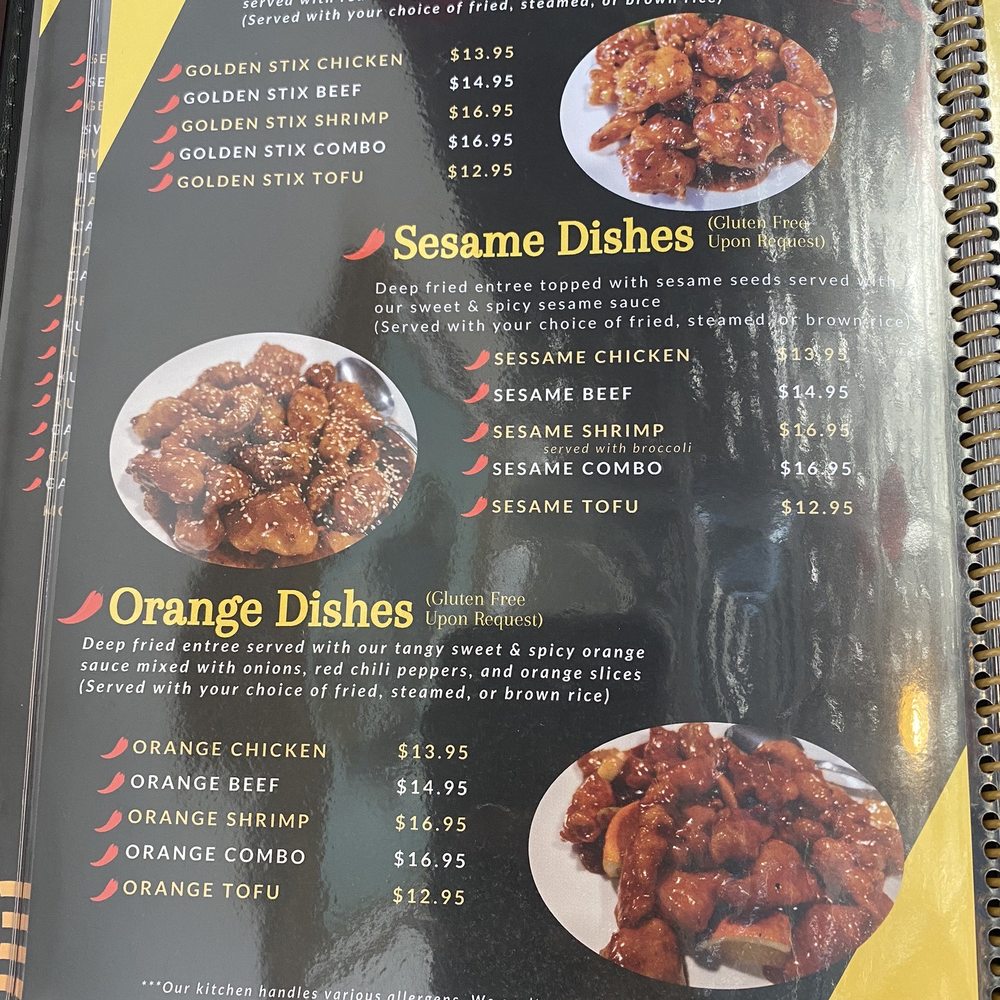 Golden Stix - Menu - Chinese Near Me - Conifer, Colorado Golden Stix - Menu - Chinese Near Me - Conifer, Colorado