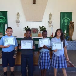 Saint Peter Claver Catholic School - Middle school awards ! Academic and behavioral excellence is always recognized !