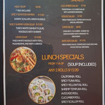 Sushi Spot - Menu - Sushi Bars Near Me - Bullhead City, Arizona Sushi Spot - Menu - Sushi Bars Near Me - Bullhead City, Arizona