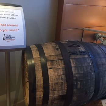 Evan Williams Bourbon Experience - You can smell the barrel in the lobby - Tours Near Me - Louisville, Kentucky