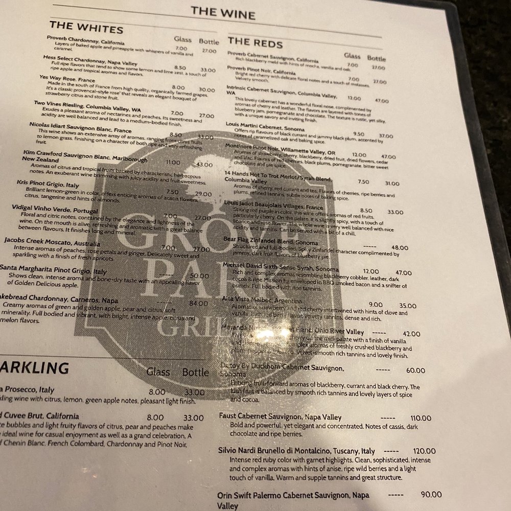 Grove Park Grille - Menu - American Near Me - Cincinnati, Ohio Grove Park Grille - Menu - American Near Me - Cincinnati, Ohio