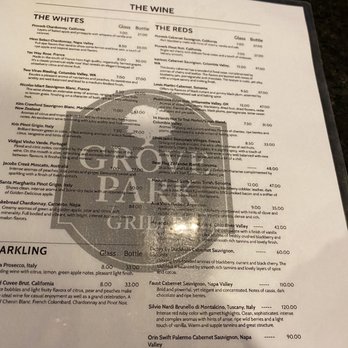 Grove Park Grille - Menu - American Near Me - Cincinnati, Ohio Grove Park Grille - Menu - American Near Me - Cincinnati, Ohio
