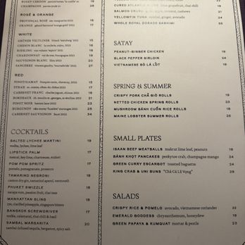 Twin Tails - Wine list, appetisers and small plates - Thai Near Me - New York, New York Twin Tails - Wine list, appetisers and small plates - Thai Near Me - New York, New York