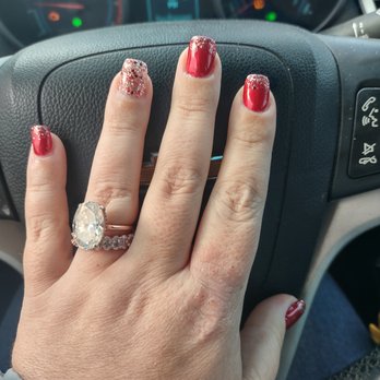 Best Nails - Christmas nails! Love this nail salon. - Nail Salons Near Me - Crawfordsville, Indiana Best Nails - Christmas nails! Love this nail salon. - Nail Salons Near Me - Crawfordsville, Indiana