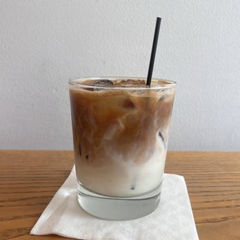 Café Fixe - almond milk iced latte! - Coffee & Tea Near Me - Brookline, Massachusetts Café Fixe - almond milk iced latte! - Coffee & Tea Near Me - Brookline, Massachusetts