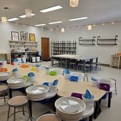 Northwest Pottery Collective - Wheel, handbuilding, and glazing stations
